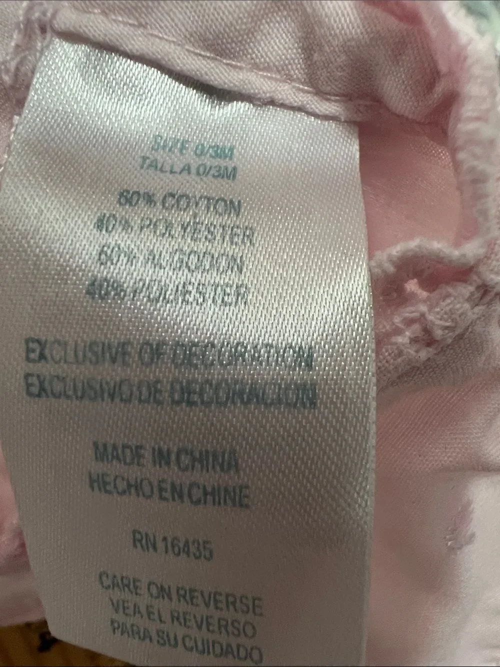 Baby Grand Pink eyelet bubble romper with ruffle accents size 9 months
